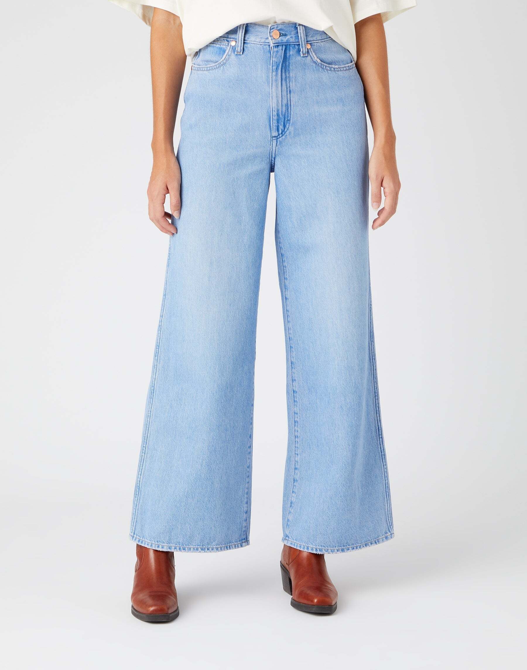Wrangler Weite Jeans »FlaredJeansWorldWideCrop« von Wrangler