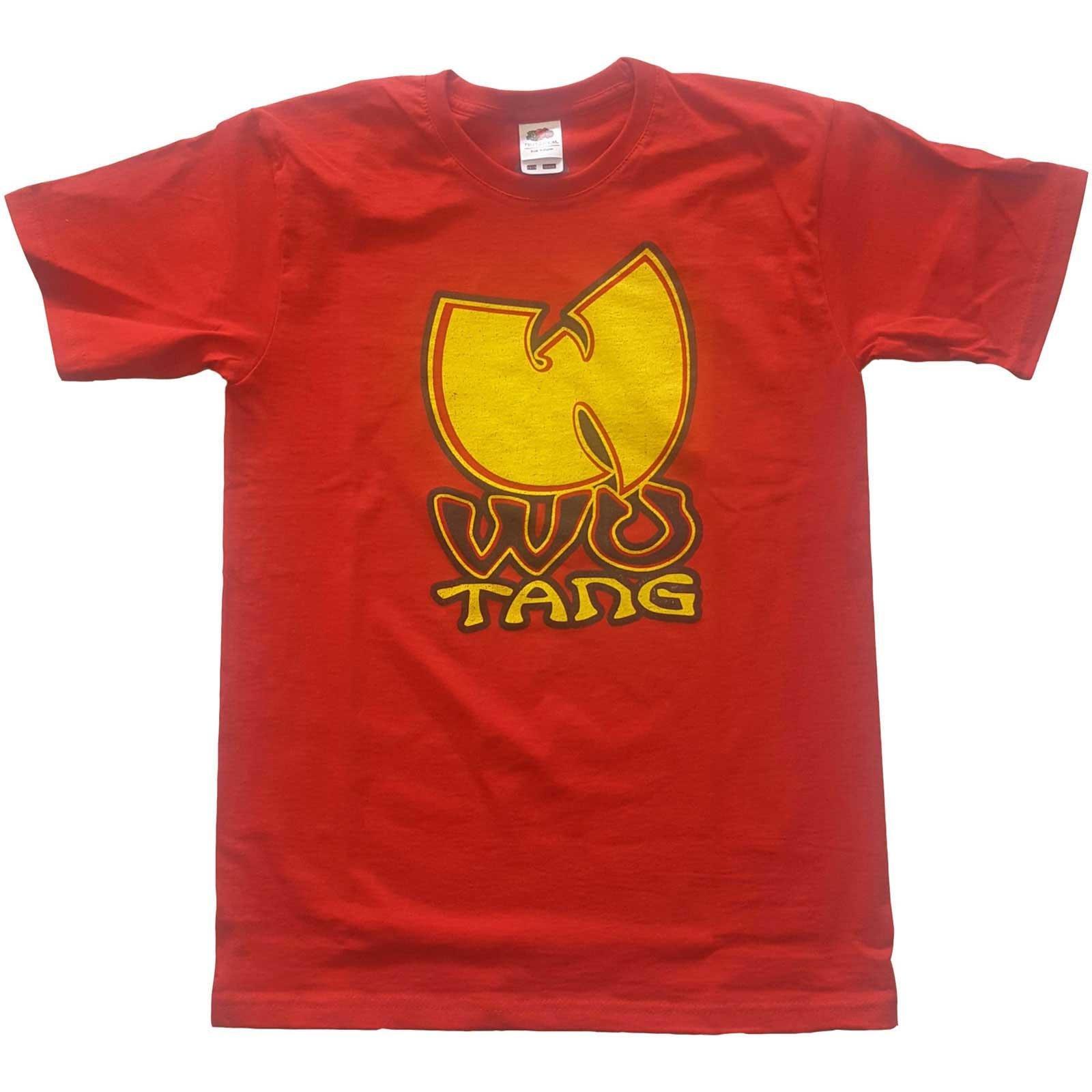 Tshirt Jungen Rot Bunt 104 von Wu-Tang Clan