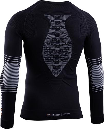 X-BIONIC Energizer 4.0 Shirt LG SL Herren - opal black / actic white (Grösse: XL) von X-BIONIC