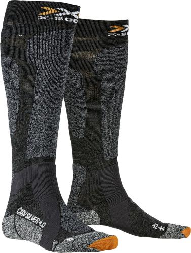 X-SOCKS Carve Silver 4.0 Unisex - anthracite melange / black melange (Grösse: 39-41) von X-SOCKS