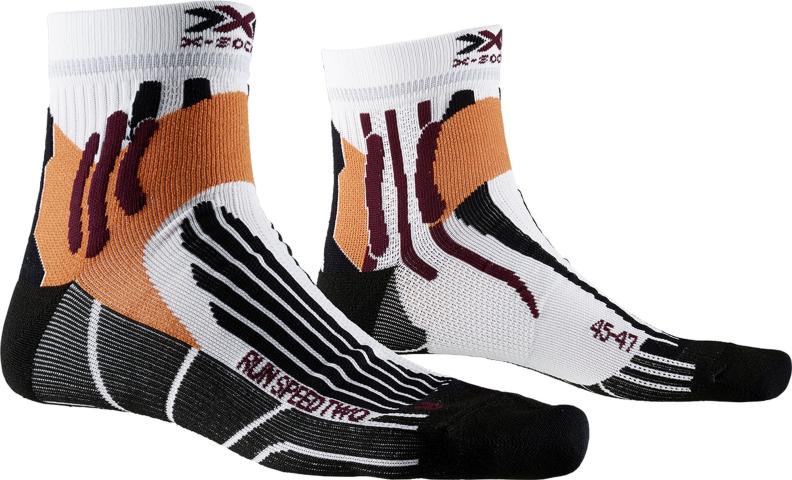 X-SOCKS Run Speed two Unisex - actic white / opal black (Grösse: 45-47) von X-SOCKS