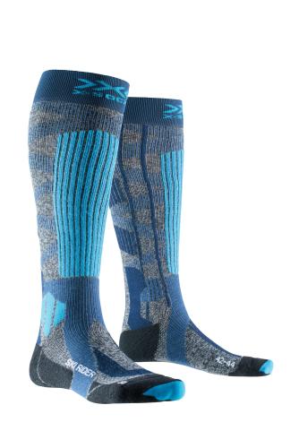 X-SOCKS Ski Rider 4.0 Unisex - navy / blue (Grösse: 45-47) von X-SOCKS