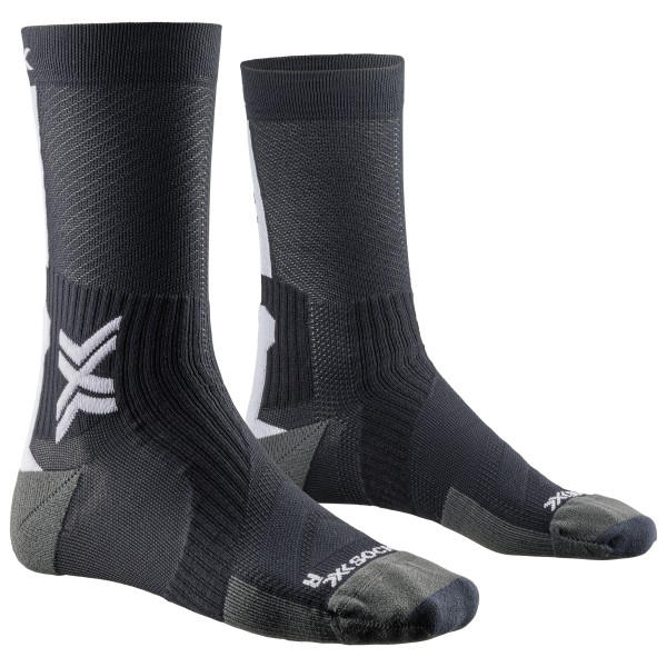 X-Socks - Bike Perform Crew - Velosocken Gr 39-41 grau/schwarz von X-Socks