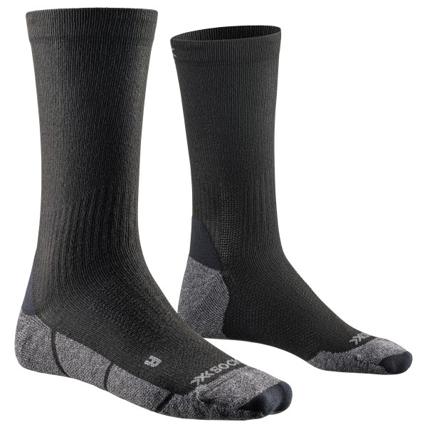 X-Socks - Core Natural Crew - Multifunktionssocken Gr 35-38 schwarz/grau von X-Socks