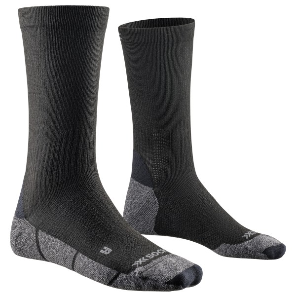 X-Socks - Core Natural Crew - Multifunktionssocken Gr 42-44 schwarz/grau von X-Socks