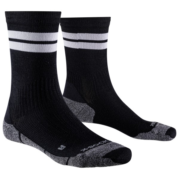 X-Socks - Core Natural Graphics Crew - Multifunktionssocken Gr 45-47 schwarz von X-Socks