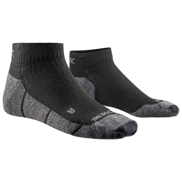 X-Socks - Core Natural Low Cut - Multifunktionssocken Gr 45-47 schwarz/grau von X-Socks