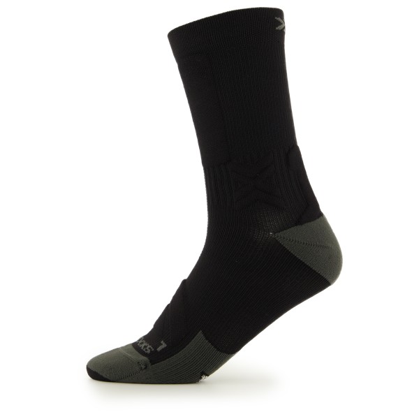 X-Socks - Gravel Discover Crew - Velosocken Gr 35-38 schwarz von X-Socks