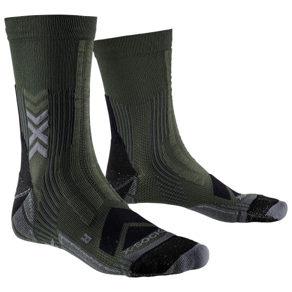 X-Socks - Hike Expert Silver Crew - Wandersocken Gr 35-38 schwarz von X-Socks