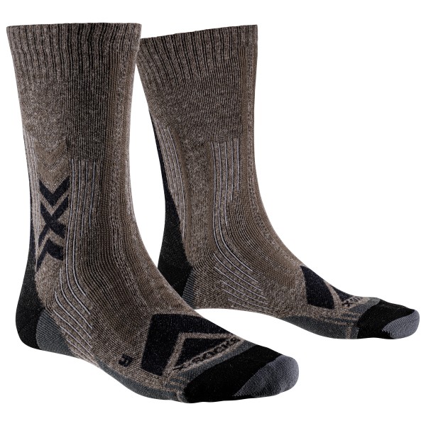 X-Socks - Hike Perform Merino Crew - Wandersocken Gr 42-44 grau von X-Socks