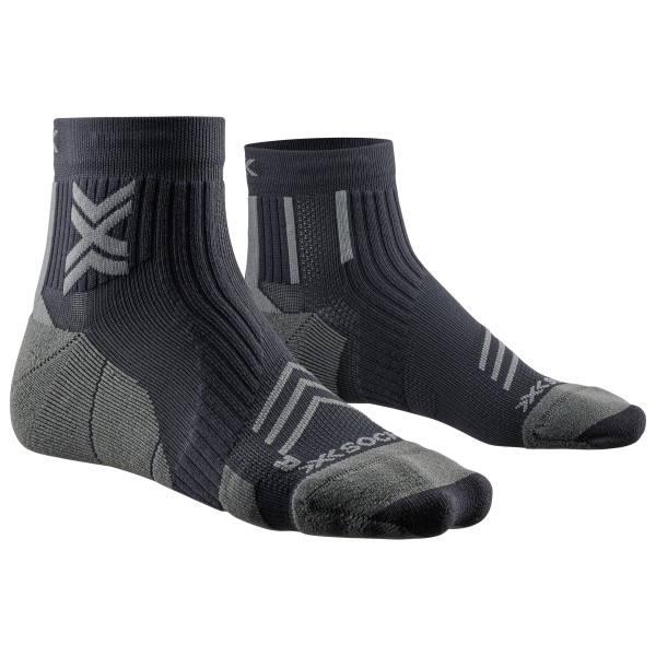 X-Socks - Run Expert Ankle - Laufsocken Gr 39-41 grau/schwarz von X-Socks
