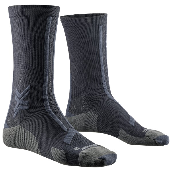 X-Socks - Trail Run Discover Crew - Laufsocken Gr 45-47 grau von X-Socks