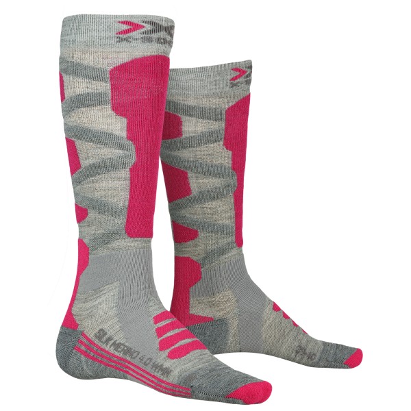 X-Socks - Women's Ski Silk Merino 4.0 - Skisocken Gr 41/42 grau von X-Socks