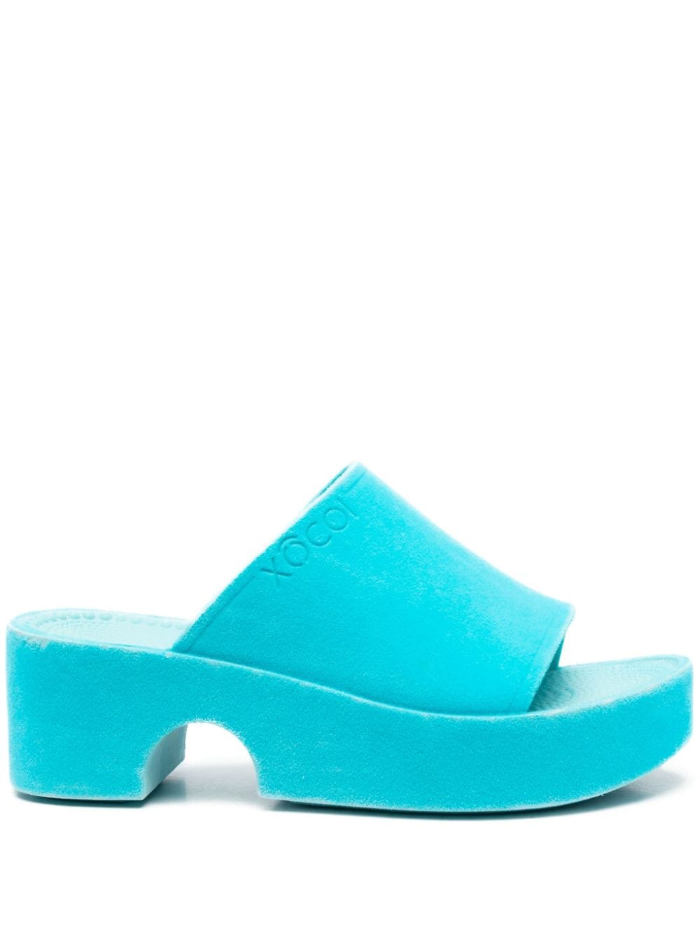 XOCOI 60mm single-strap sandals - Blue von XOCOI