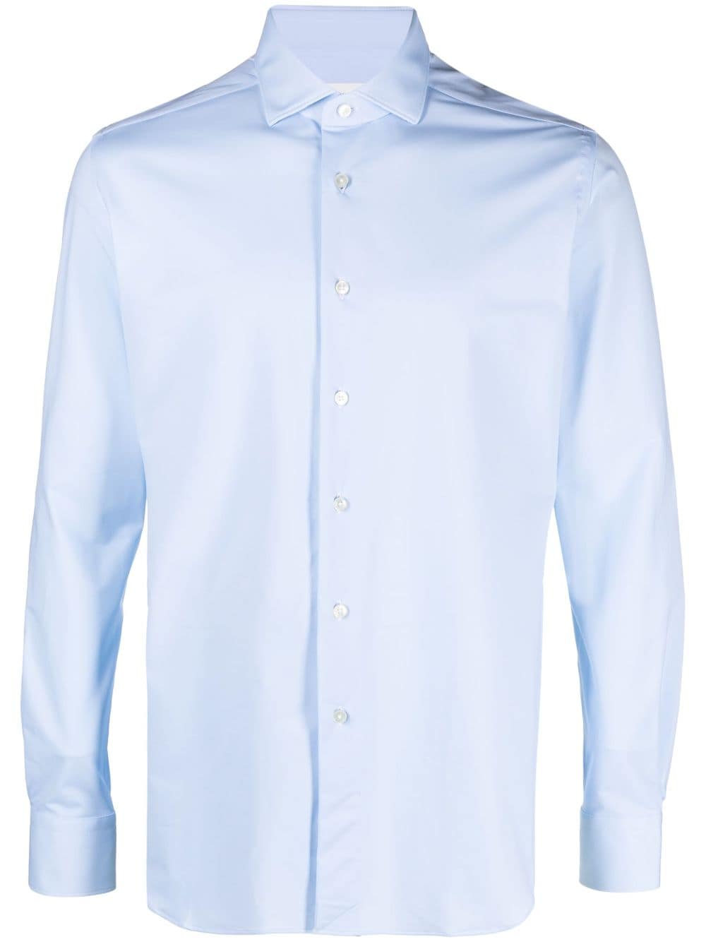 Xacus long-sleeve button-up shirt - Blue von Xacus
