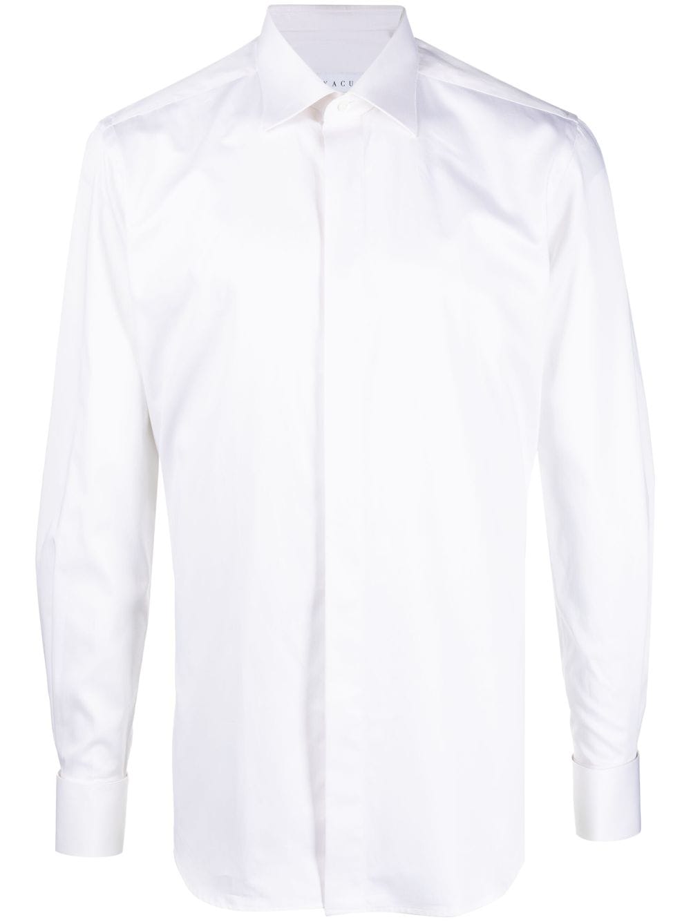 Xacus long-sleeve cotton shirt - White von Xacus