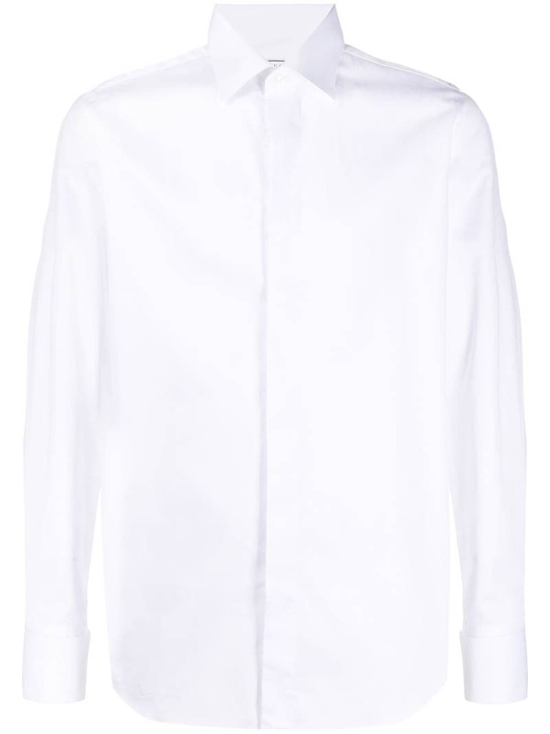 Xacus long sleeve tailored shirt - White von Xacus