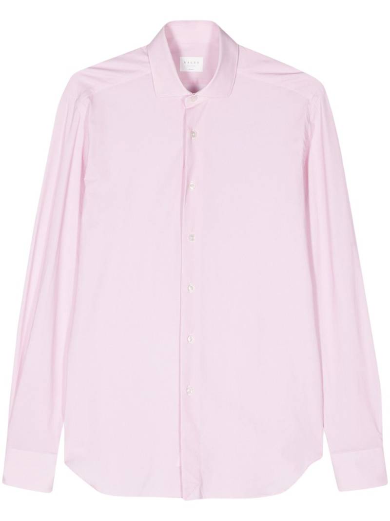 Xacus plain long-sleeve shirt - Pink von Xacus