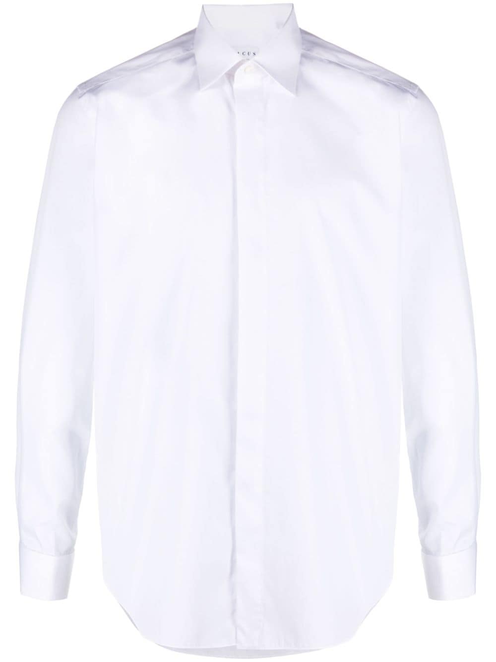 Xacus pointed-collar cotton shirt - White von Xacus