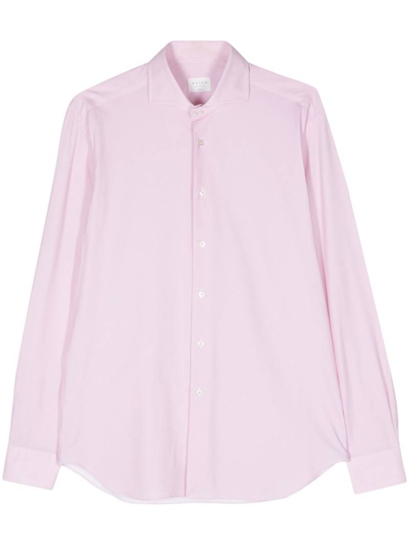 Xacus textured long-sleeved shirt - Pink von Xacus