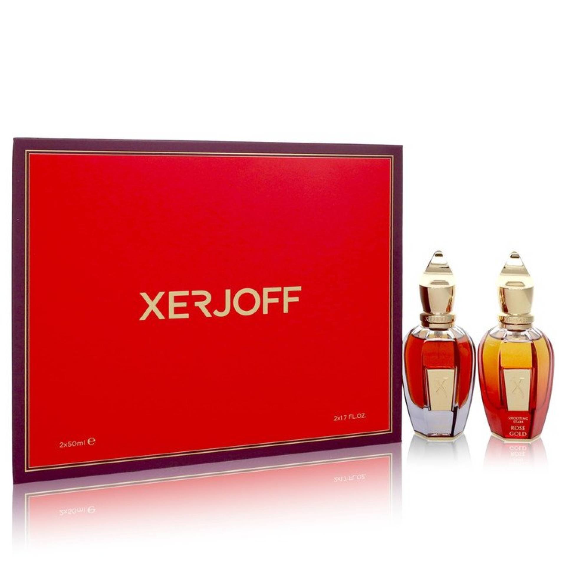 Xerjoff Shooting Stars Amber Gold & Rose Gold Gift Set -- 50 ml EDP in Amber Gold + 50 ml EDP in Rose Gold von Xerjoff