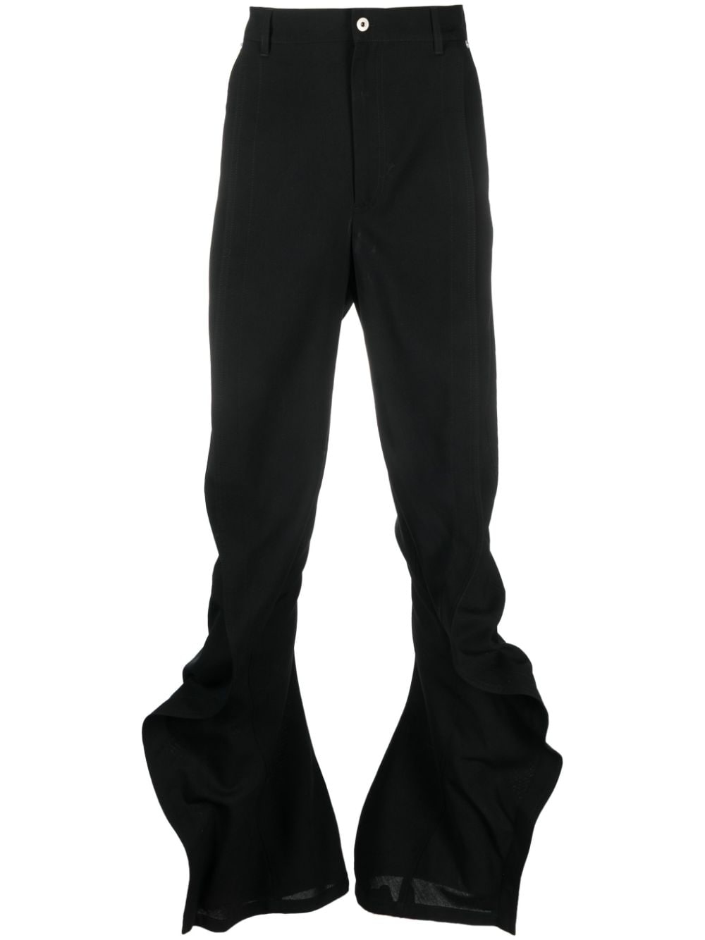 Y/Project Banana high-waisted slim-fit trousers - Black von Y/Project