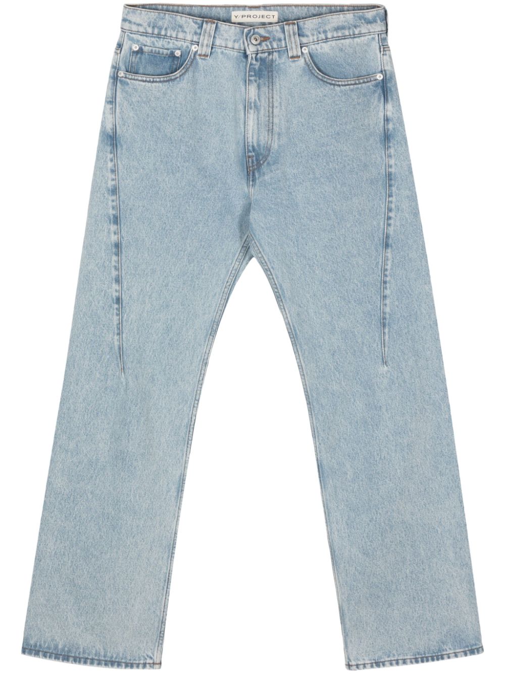 Y/Project Evergreen Wire straight-leg jeans - Blue von Y/Project
