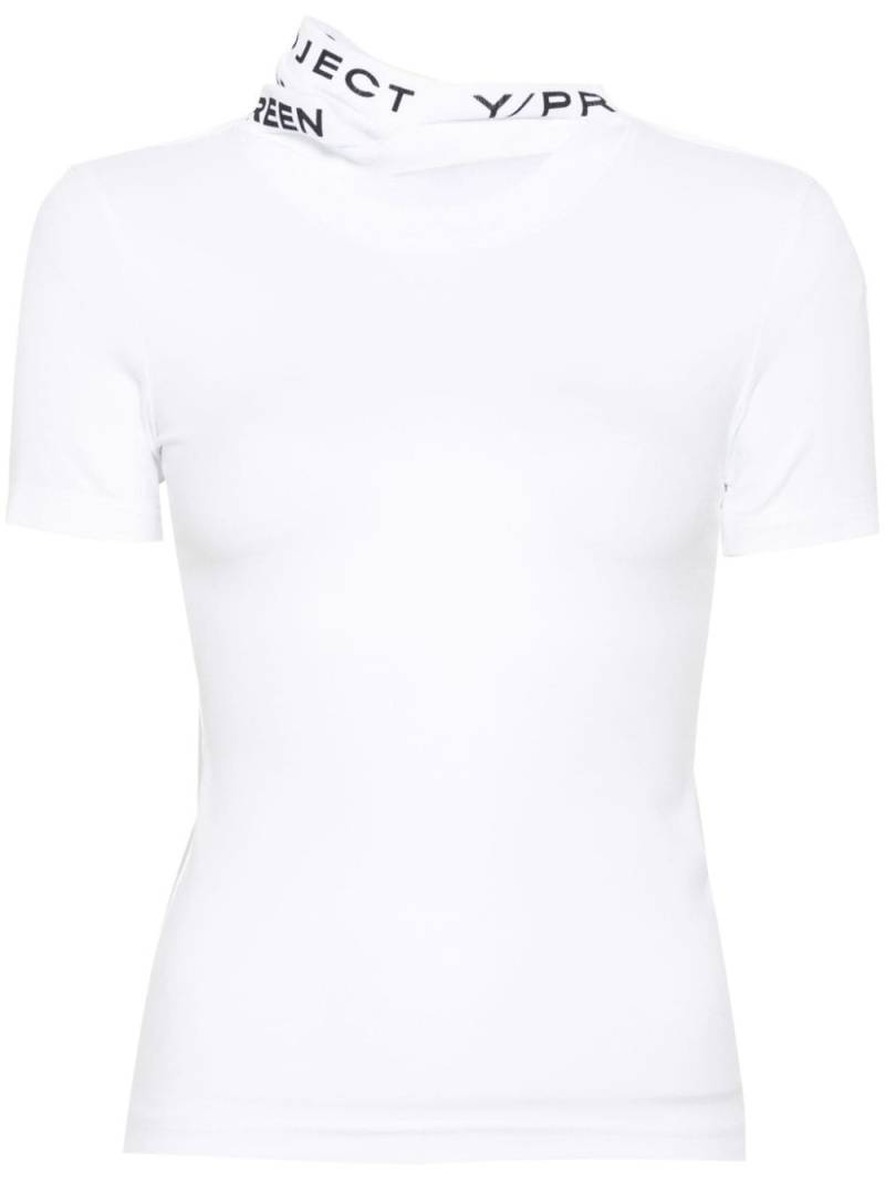 Y/Project Evergreen triple-collar T-shirt - White von Y/Project