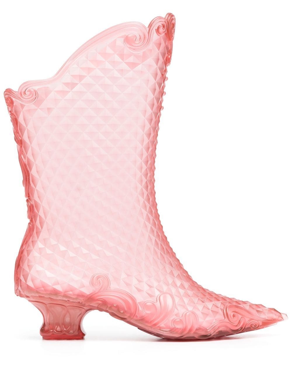 Y/Project Melissa pointed 45mm boots - Pink von Y/Project