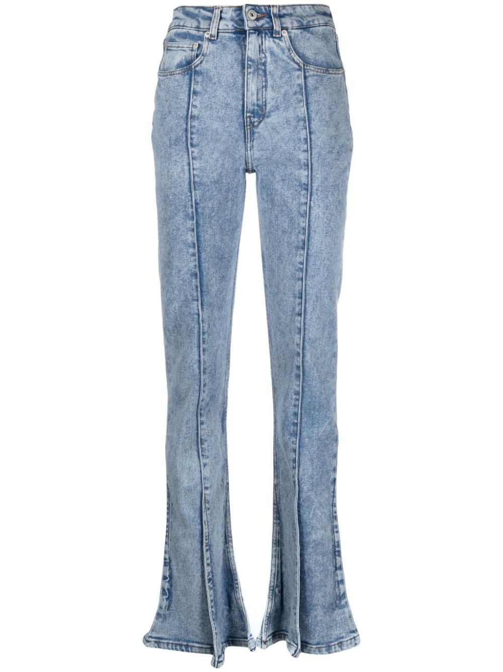 Y/Project Trumpet high-rise skinny jeans - Blue von Y/Project