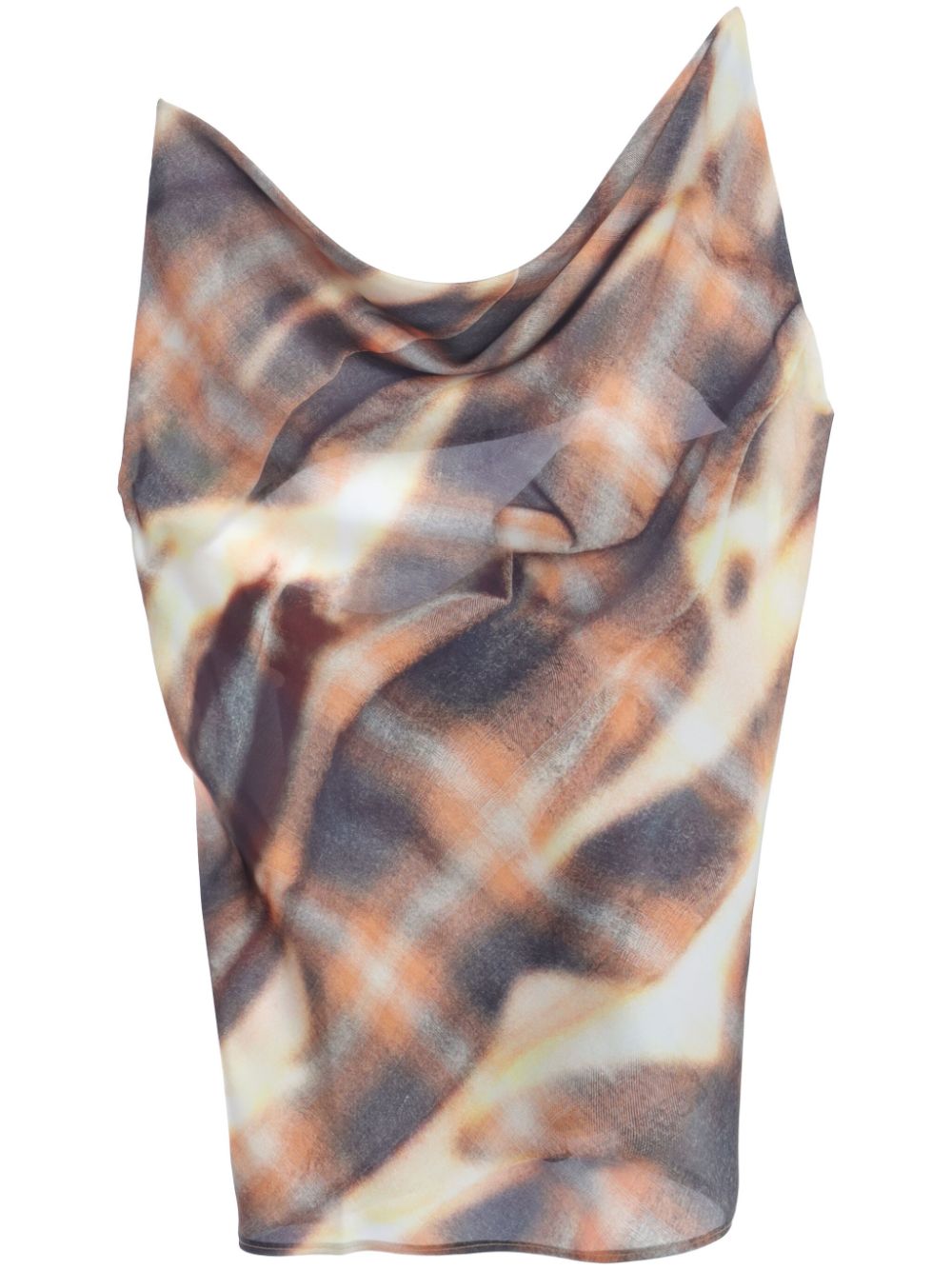 Y/Project abstract-print camisole - Orange von Y/Project