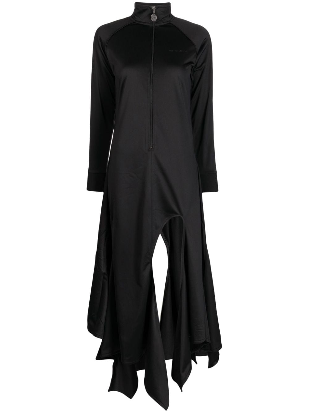 Y/Project asymmetric zip-up dress - Black von Y/Project