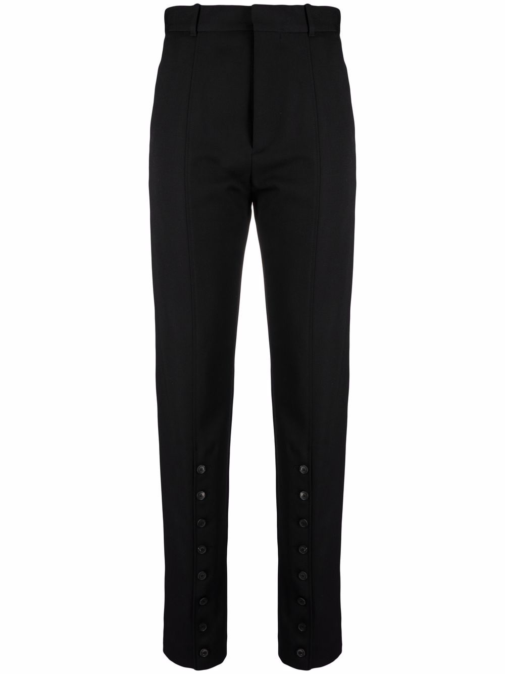 Y/Project high-waisted slim fit trousers - Black von Y/Project