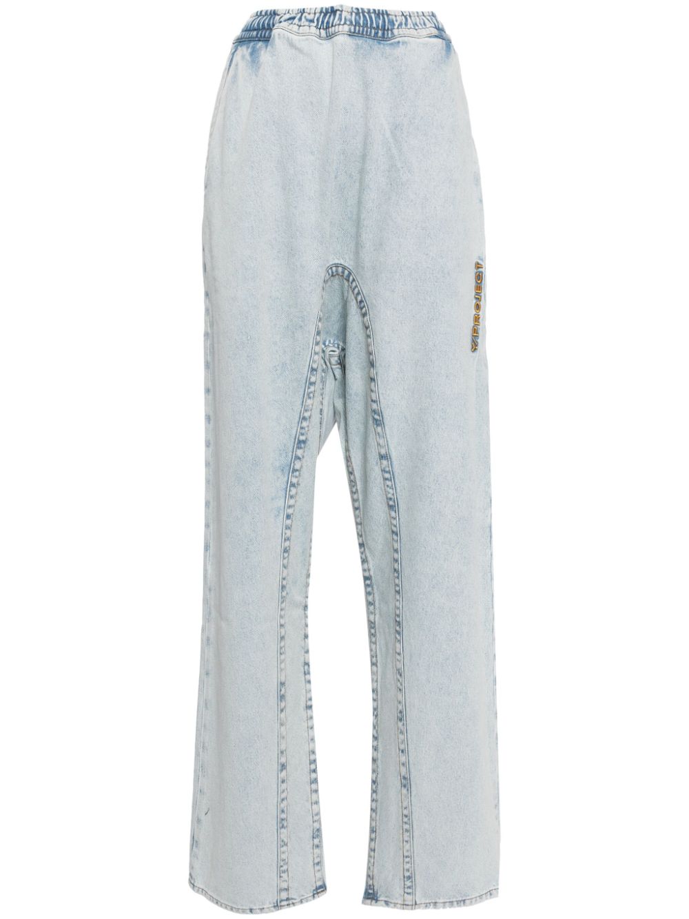 Y/Project wide-leg organic cotton jeans - Blue von Y/Project