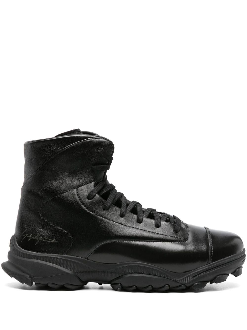 Y-3 GSG9 leather sneakers - Black von Y-3