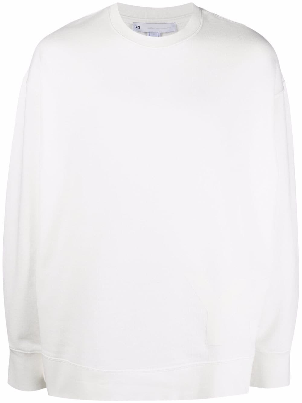 Y-3 crewn-neck sweatshirt - White von Y-3