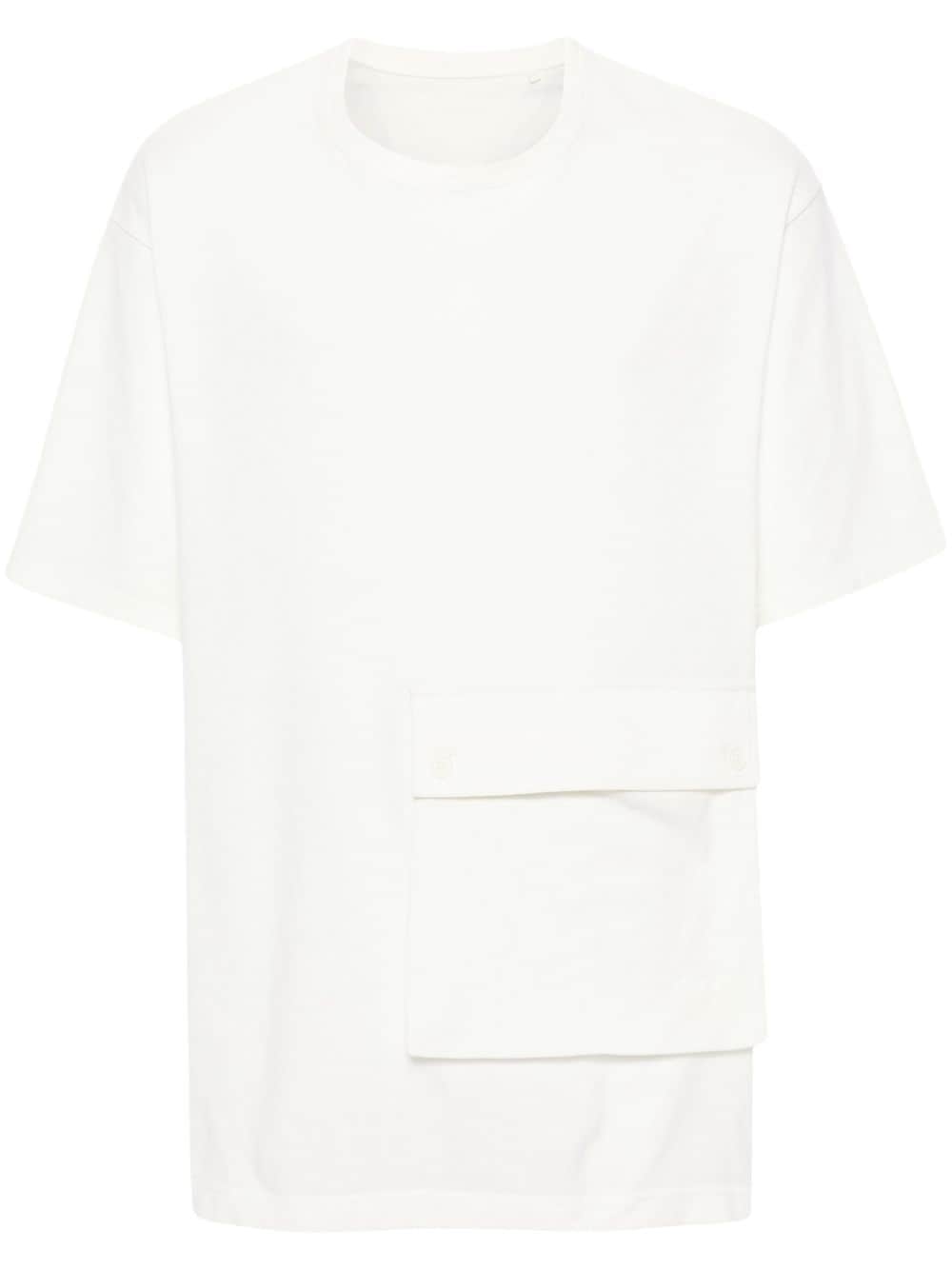 Y-3 crepe jersey T-shirt - White von Y-3