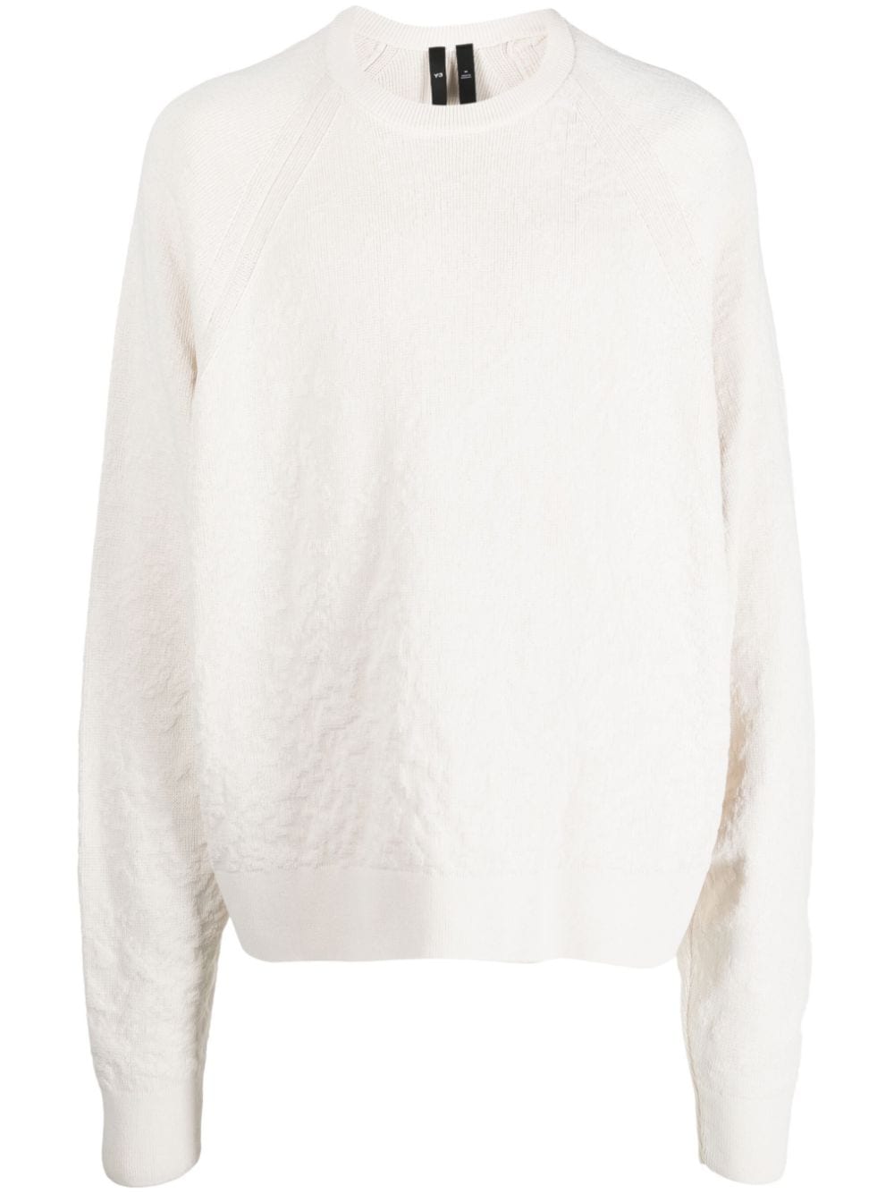 Y-3 extra-long sleeves jumper - White von Y-3