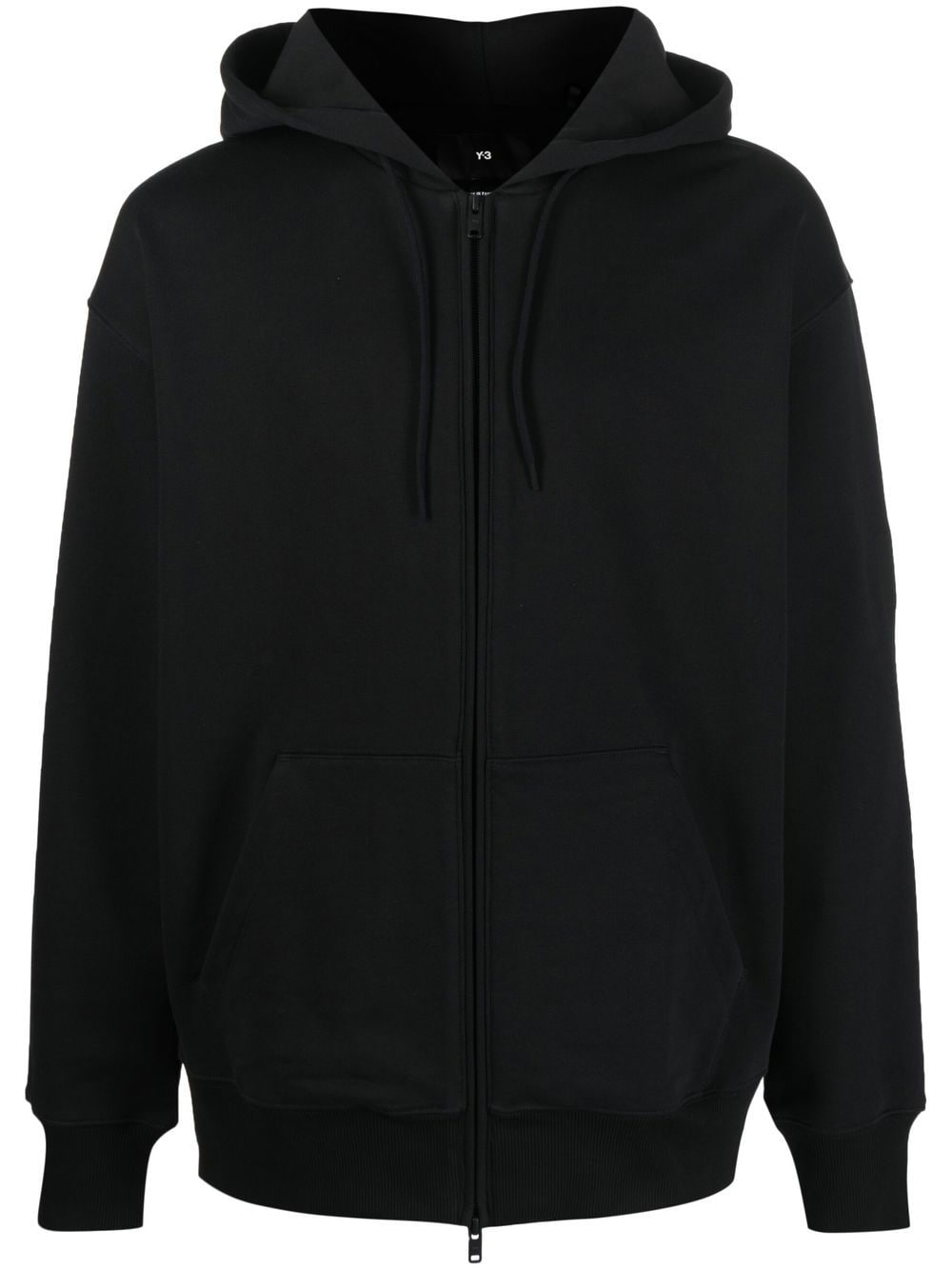 Y-3 front zip fastening hoodie - Black von Y-3