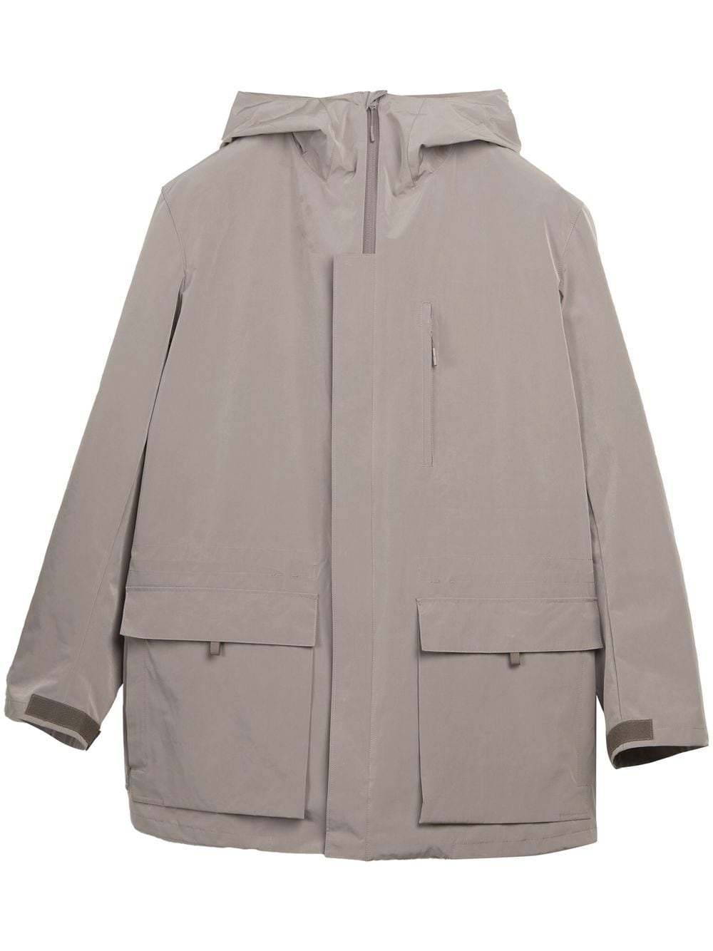 Y-3 hooded parka jacket - Grey von Y-3