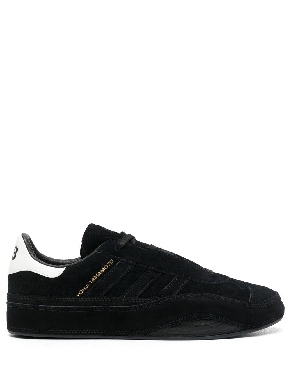 Y-3 lace-up low-top sneakers - Black von Y-3