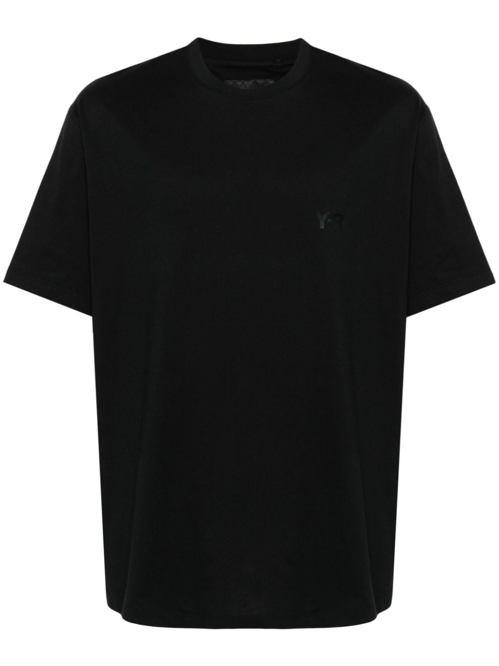 Y-3 logo-print cotton T-shirt - Black von Y-3