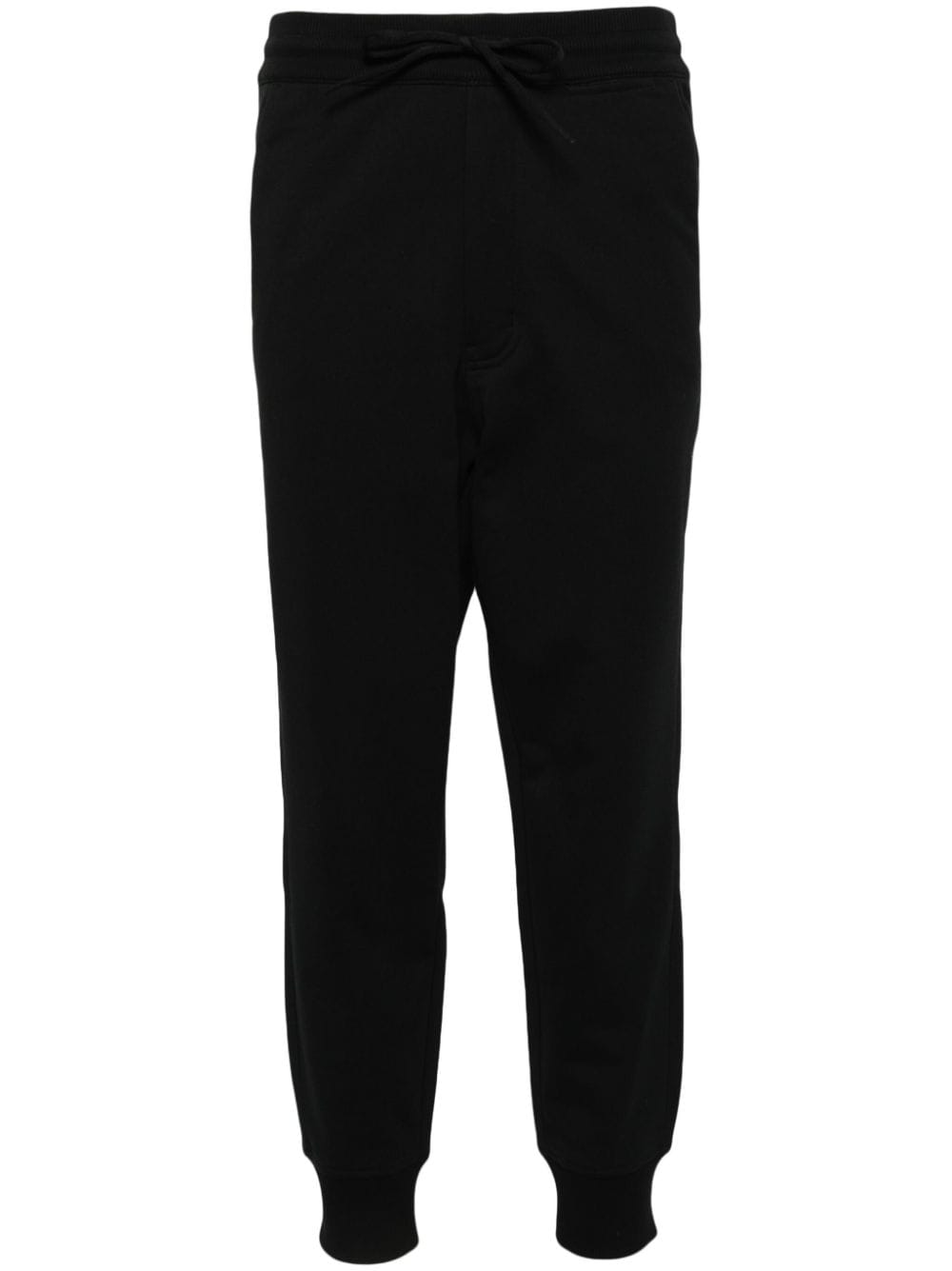 Y-3 logo-print jersey track pants - Black von Y-3