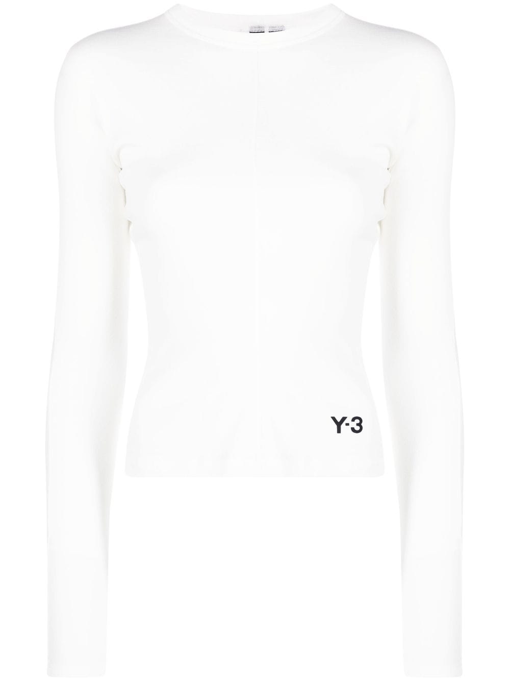 Y-3 logo-print organic cotton T-shirt - White von Y-3