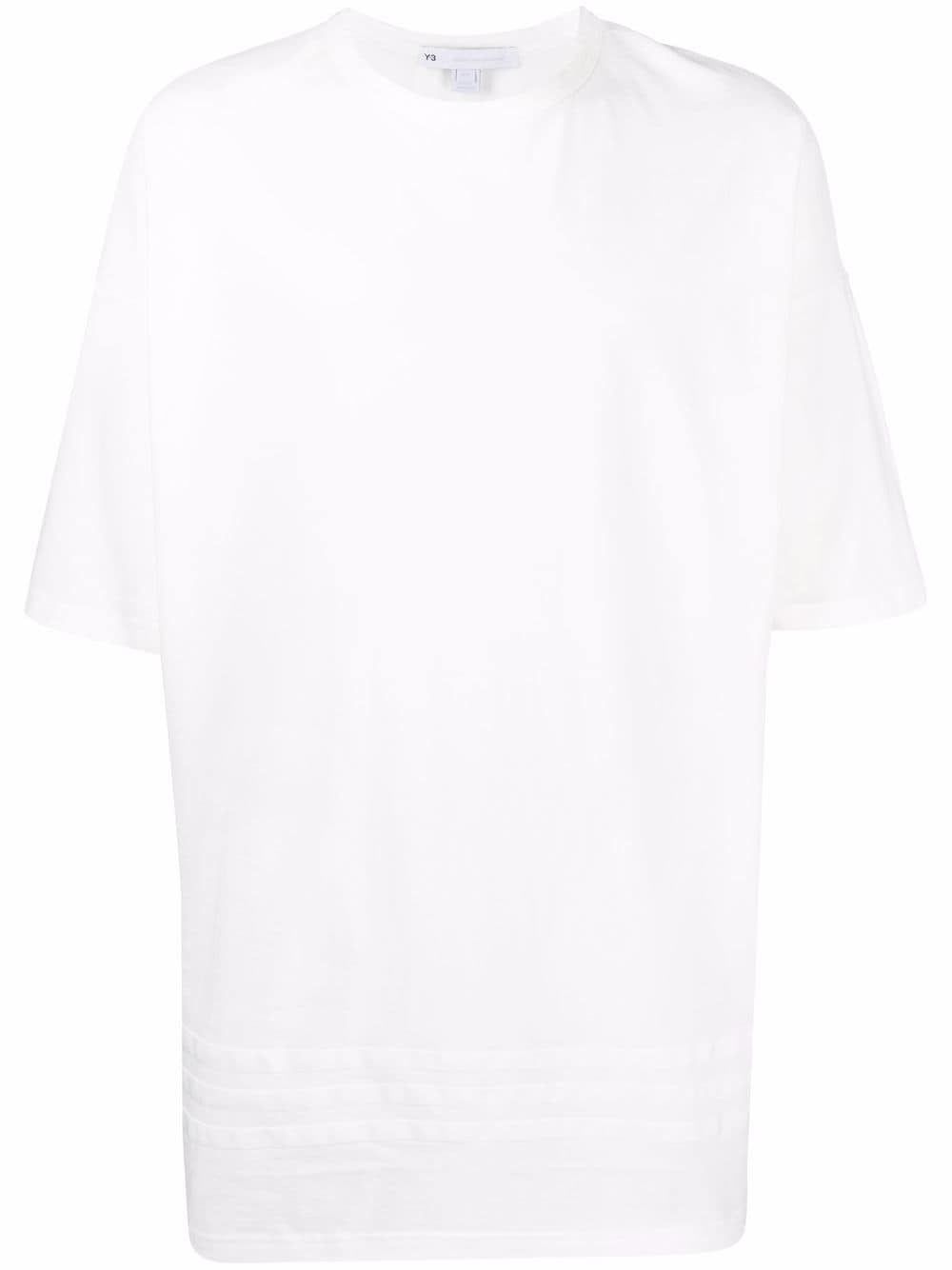 Y-3 logo-print short-sleeve T-shirt - White von Y-3