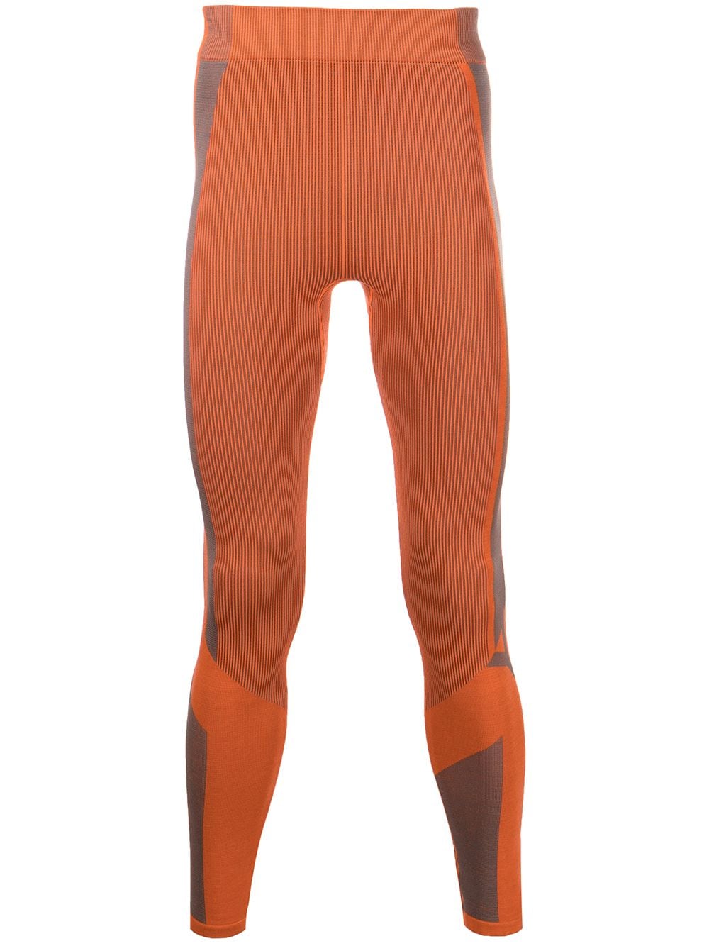 Y-3 panelled running legging tights - Orange von Y-3