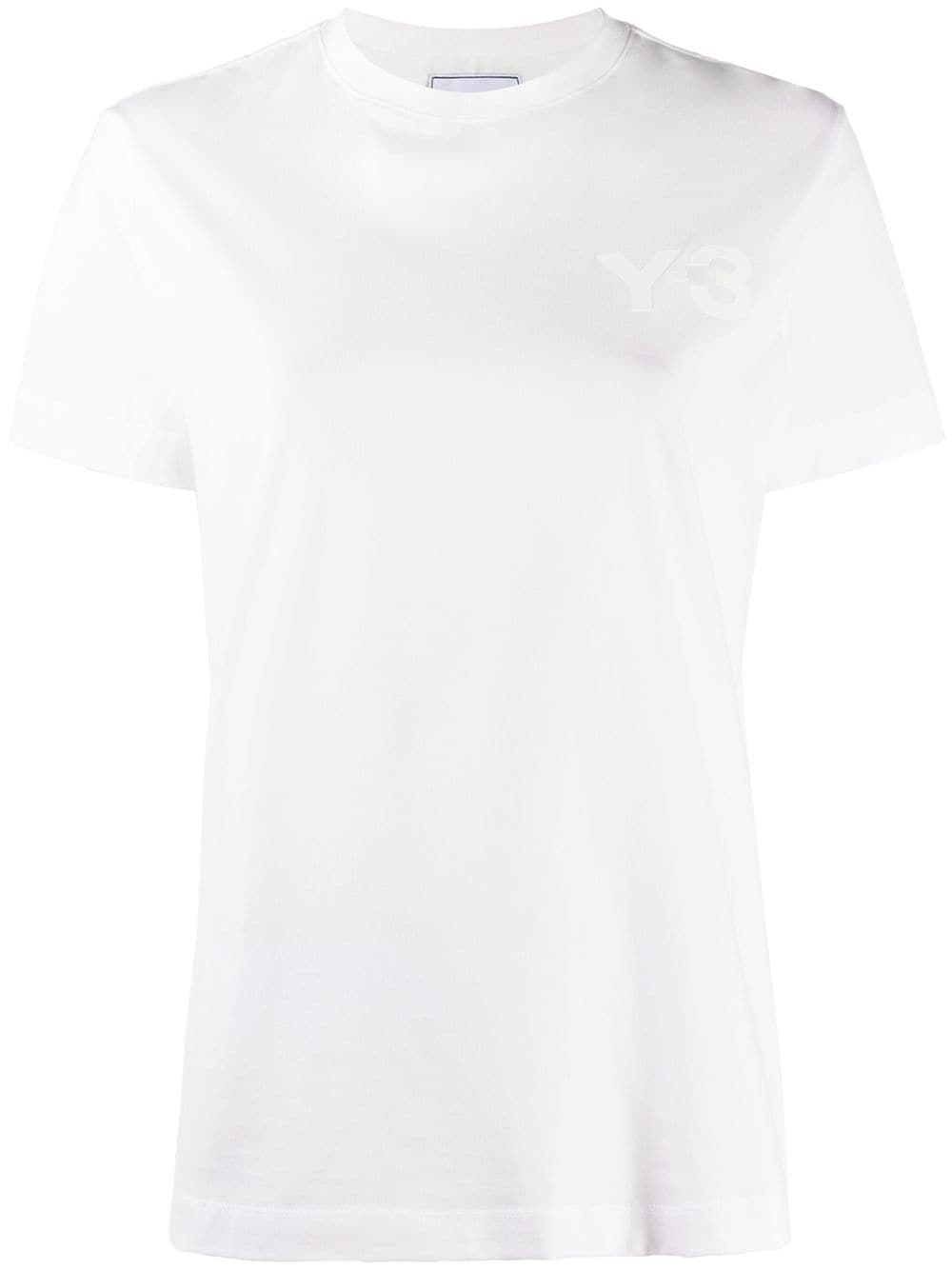 Y-3 printed logo t-shirt - White von Y-3