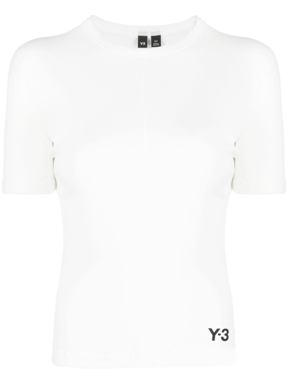 Y-3 short-sleeve organic-cotton top - White von Y-3
