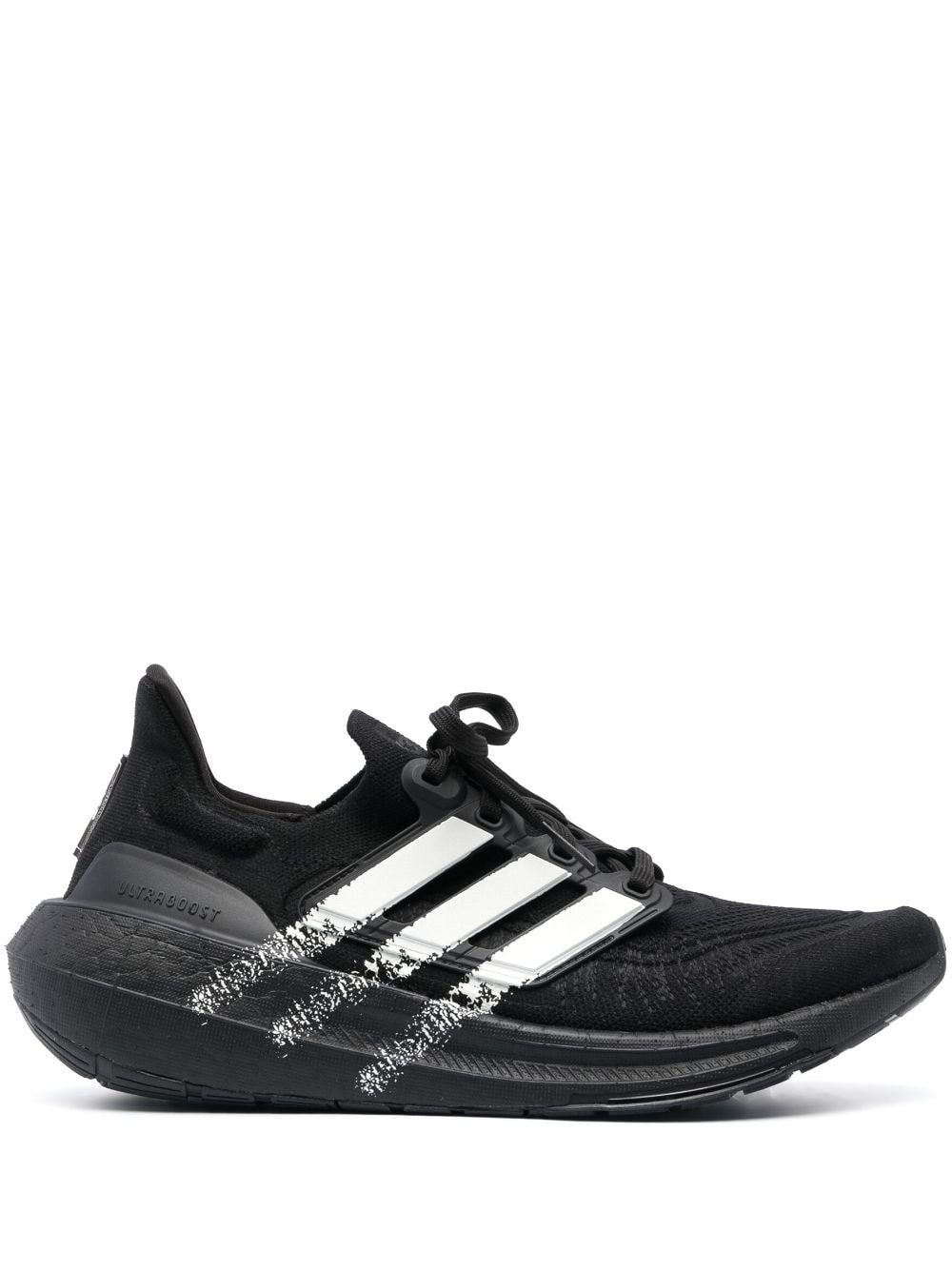 Y-3 striped lace-up sneakers - Black von Y-3