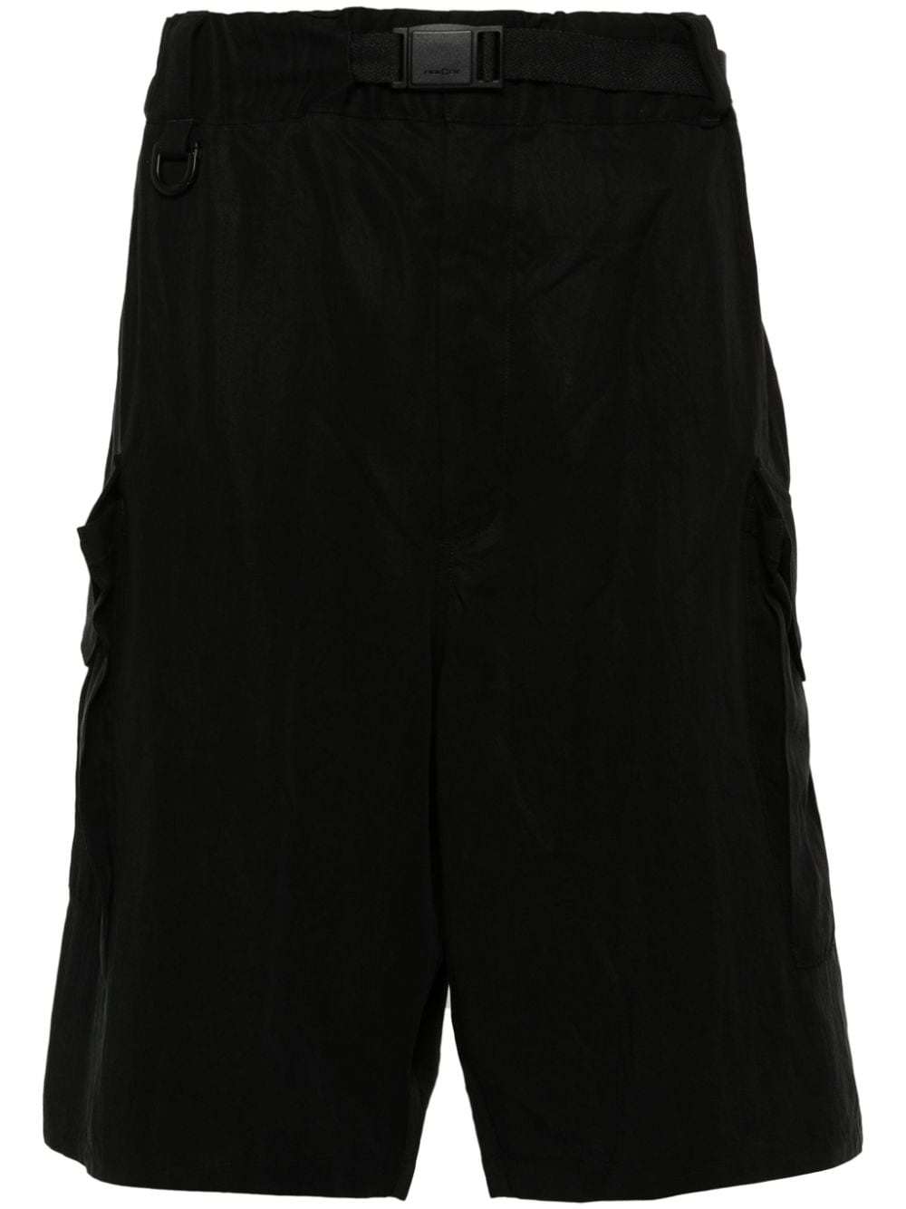 Y-3 twill cargo shorts - Black von Y-3